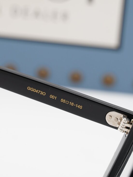 Gucci GG0473O 001 Butterfly Eyeglasses - Black 55mm main image 8